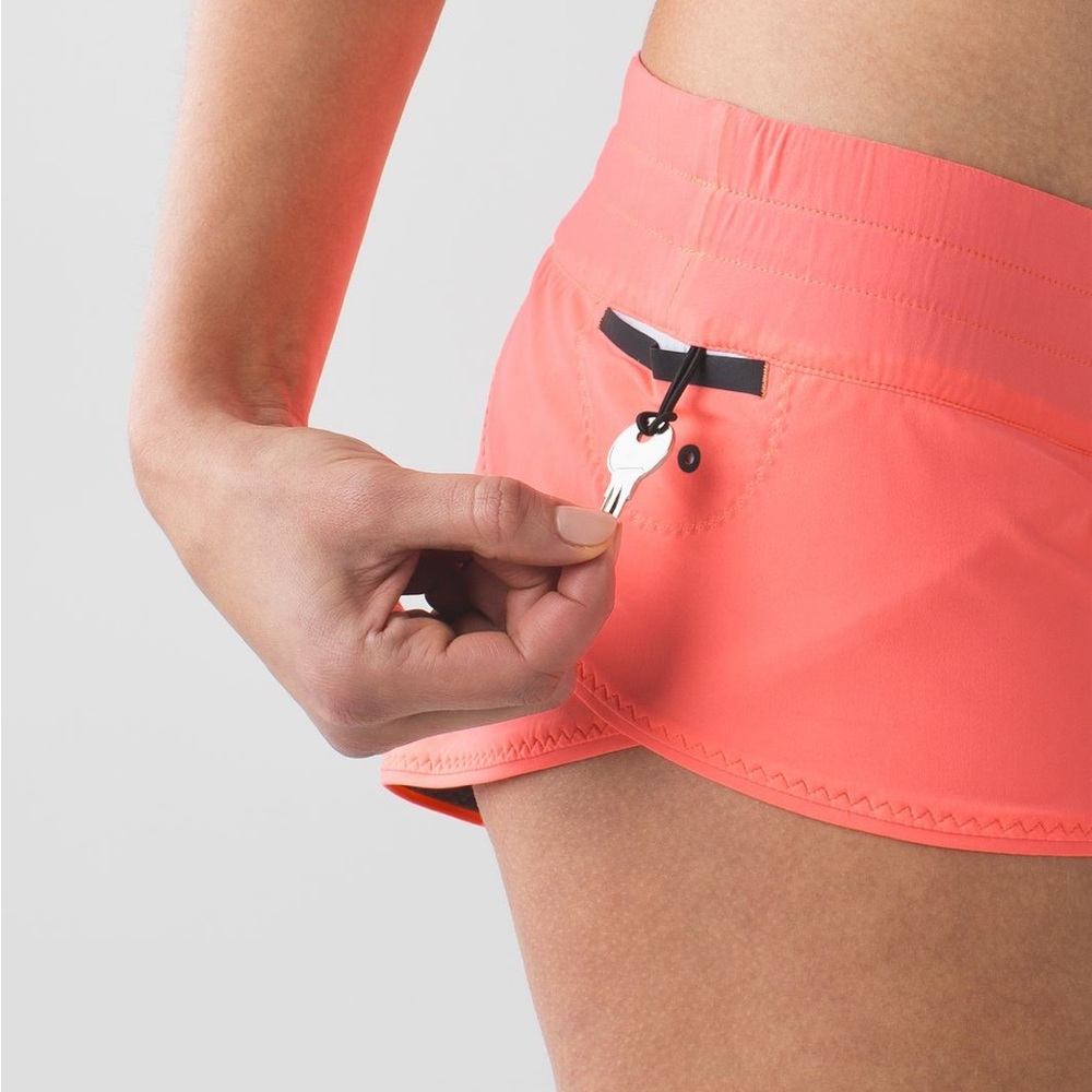lululemon athletica grapefruit surf shorts